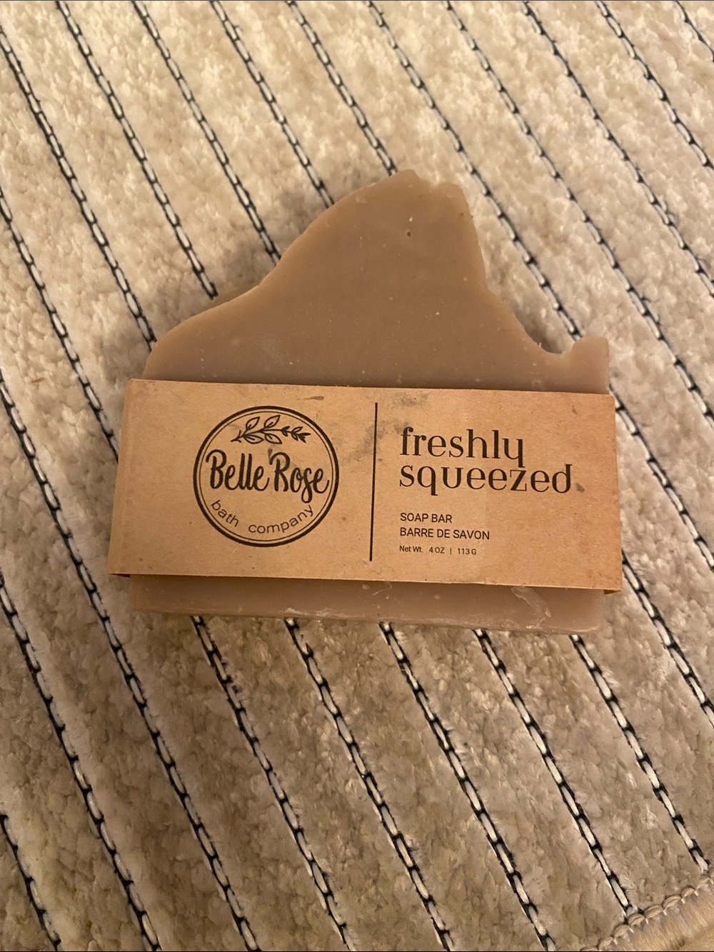 Bellerose Freshly Squeezed Soap Bar - Brown